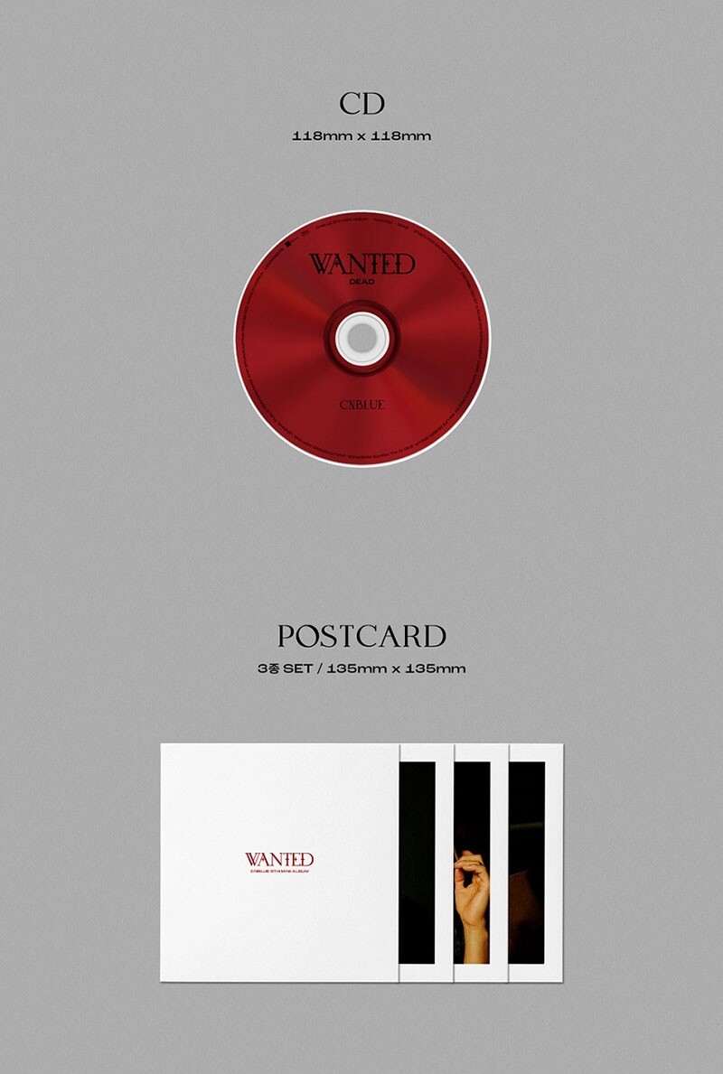 CNBLUE　CD 1P] CNBLUE - 9th Mini Album [WANTED] CD Disc KPop Boy band