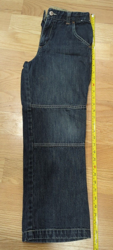 Gymboree Jeans Boys Size 10 Regular Straight Leg Adjustable Waist Stitched Knee - Picture 5 of 7