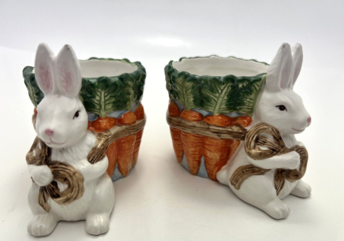 Diane Knot Bunny Rabbit Votive Candle Holder/plant holder Easter Spring - Picture 1 of 13