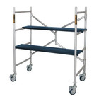 Mini Scaffold Platform Aluminum Caster Wheels 600 lbs. Load Capacity, MetalTech