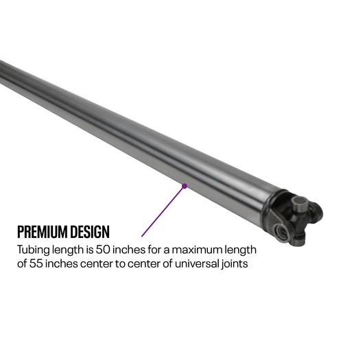 U-Weld-It Custom Steel Driveshaft Kit, 1350 Series, 3 Inch OD - Picture 3 of 11