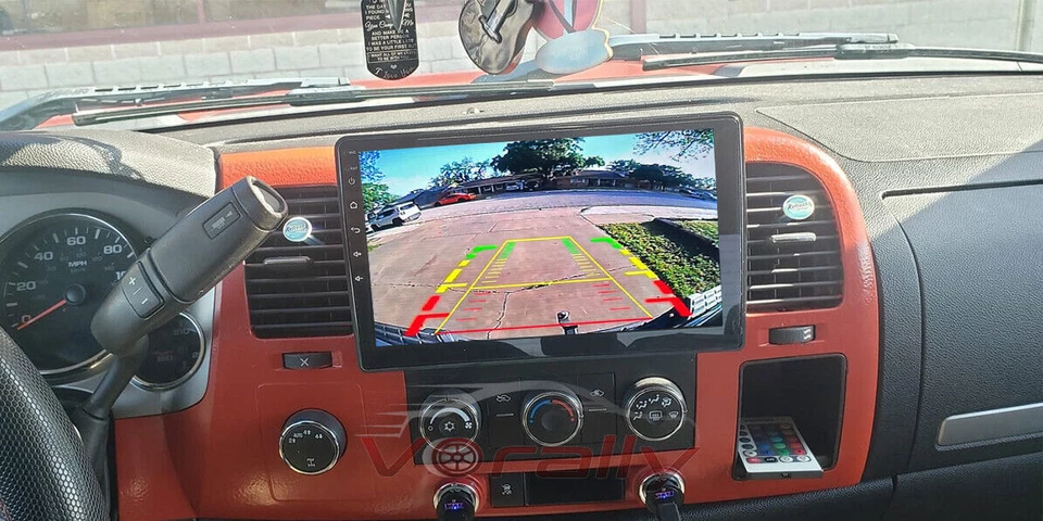 For 08-13 GMC Sierra Chevy Silverado 10.1" Android13 Bluetooth CarPlay Radio GPS - Image 4 of 4