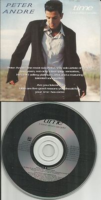 PETER ANDRE w/ COOLIO Time RARE 5 TRX Sampler EUROPE PROMO CD single USA Seller