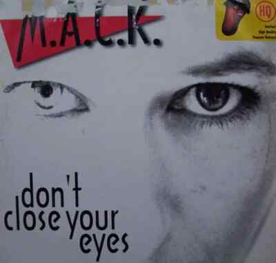 M.A.C.K. Dont Close Your Eyes Vinyl Single 12inch NEAR MINT Peanuts Records