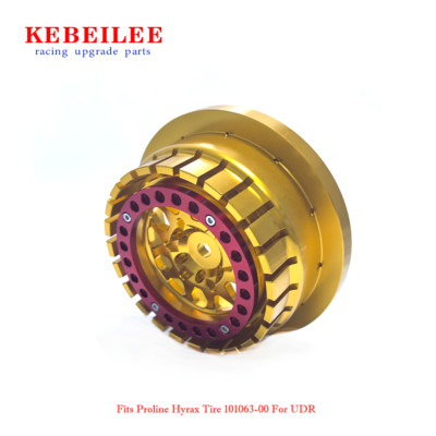 KEBEILEE CNC Alu Beadlock wheel V2 Fits Proline Hyrax Tire For Traxxas UDR 1:7