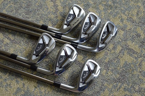 VNice Callaway Apex cf 19 6-PW + AW Recoil 95 F3 Regular flex iron set New grips - Picture 2 of 16