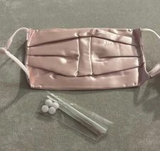 Slip Pure Silk Sleep Mask Pink Brand New In Clear Travel Case With Accessories