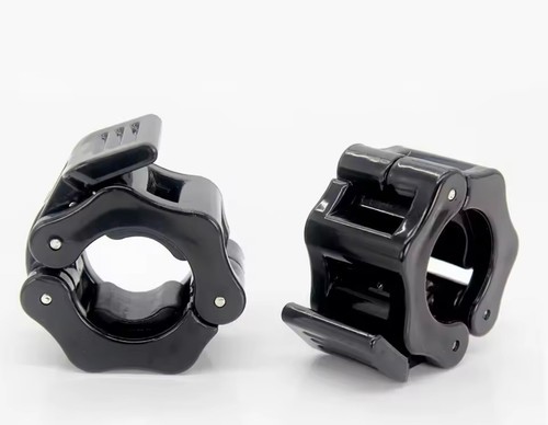 Morsetti Bilanciere 25mm Nero Sgancio Rapido Collari Manubri Bilancieri Fitness - Foto 5 di 20
