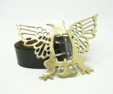 Vintage Brass Cut Out Eagle Belt Buckle 8 inches by 5 inches