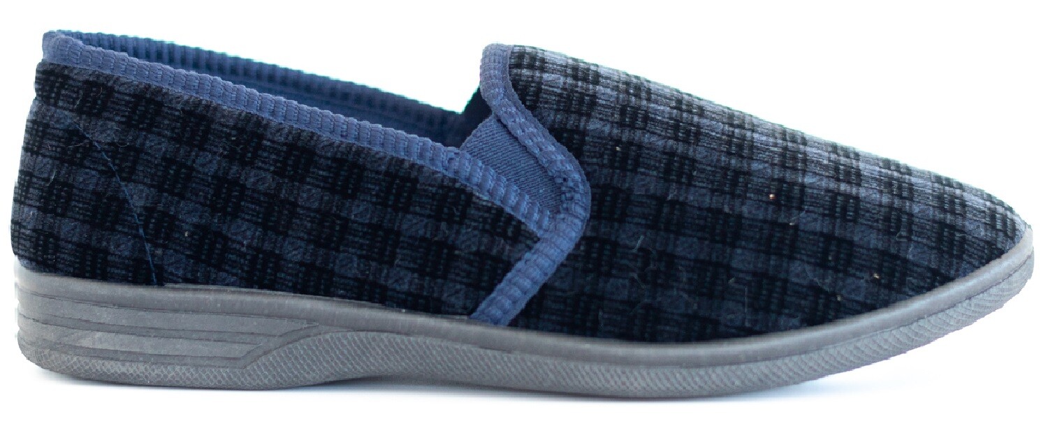 SAOLA SCARPE PANTOFOLE DA UOMO NERE FACILI DA VESTIRE SLIP ON COMODE DA UOMO TAGLIA