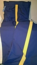 NEW WOMENS ARMY SERVICE BRAIDED PANTS UNIFORM ASU DRESS BLUE SIZE 16MR WAIST 33