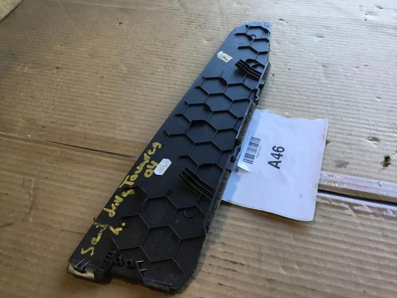 Volkswagen Touareg 2004 asiento del conductor delantero izquierdo consola cubierta moldura OEM+ Foto 3 de 4