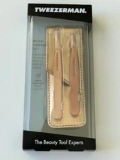 Tweezerman Petite Tweezer Set Rose Gold 4048-RSGR New in Box Sealed Free Ship