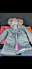 Girls warm Justice winter coat size L 12-14