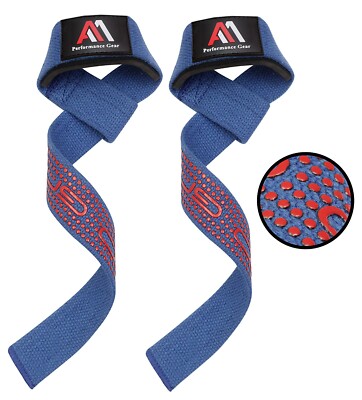 WEIGHT LIFTING BAR STRAPS FITNESS CROSSFIT EXERCISE GYM BODYBUILDING STRAP WRAPS