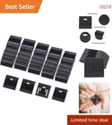 Black Velvet Earring Cards Plastic 2"x2" 100 Pack Display Jewelry Accessories