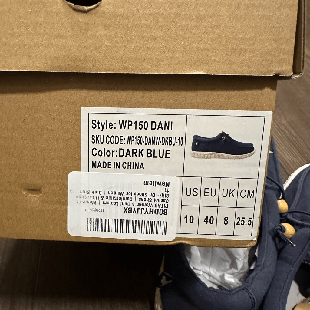 Pitas Shoes Mens 12 Dark Blue Canvas Slip On Loafers Casual WP150 DANI Pitas Dani navy blue slip on comfortable loafer 11 shoes | eBay main image 3