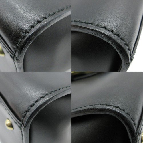 GUCCI 101676 Hand Bag Leather Black Made in Italy M507 - 第 5/20 張圖片