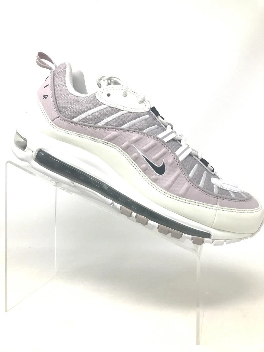 Nike womens air max 98 trainer silver lilac / clearance black