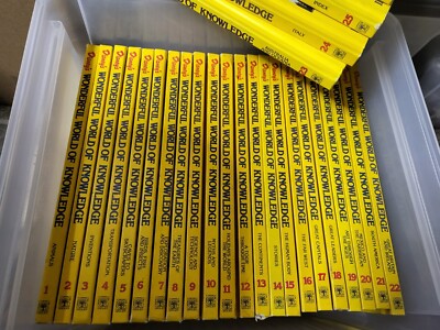 1985 Disney's Wonderful World of Knowledge Complete 25 Volume Set