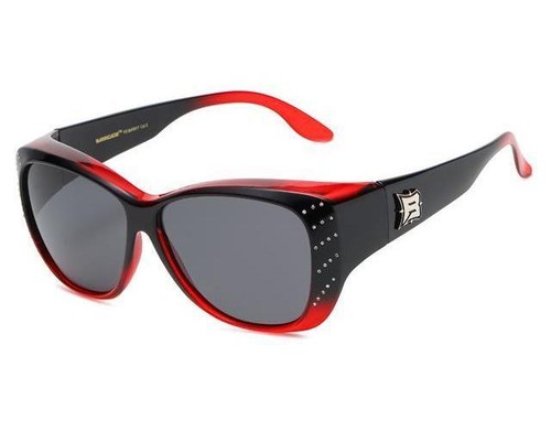 Womens Rhinestone Polarized Sunglasses Fit Over Prescription Glasses Wrap Ladies - Picture 3 of 6