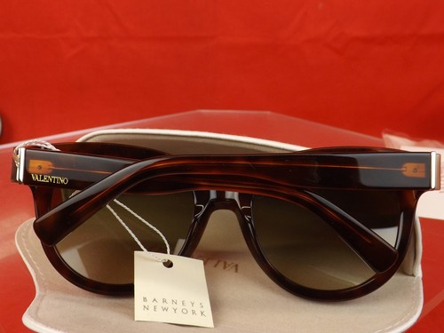 NWT VALENTINO ROCKSTUDS V677S DARK HAVANA STUDDED PLASTIC FRAME SUNGLASSES ITALY - Picture 5 of 12