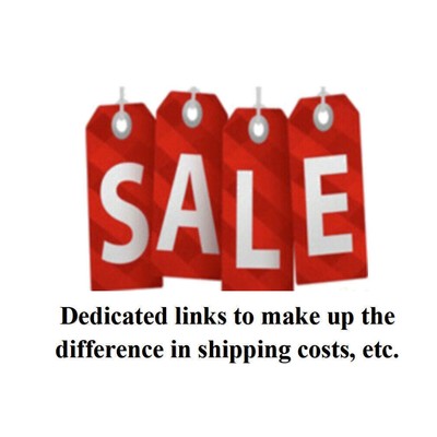 The link to make up the difference in price, does not ship.