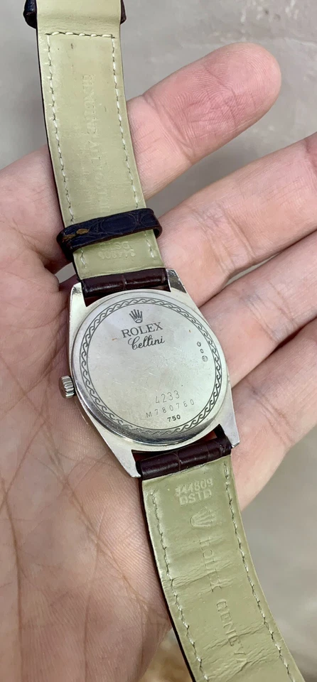 ✅ Reloj Rolex Cellini Danaos 4233 oro rosa macizo de 18 quilates - para hombre - RARO de colección ✅ Foto 3 de 4