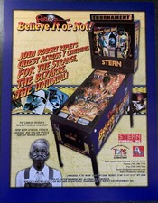 RIPLEY'S BELIEVE IT OR NOT - Original Stern Pinball Flyer 2004 - Box Shipped