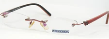 BASIC by FISHBONE FB242 A BORDEAUX EYEGLASSES GLASSES RIMLESS 47-19-130mm