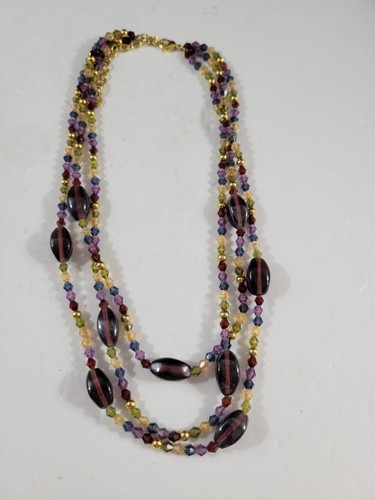 Premier Designs Necklace Multistrand Acrylic Beads Costume Fashion Jewelry Markd - Picture 5 of 14