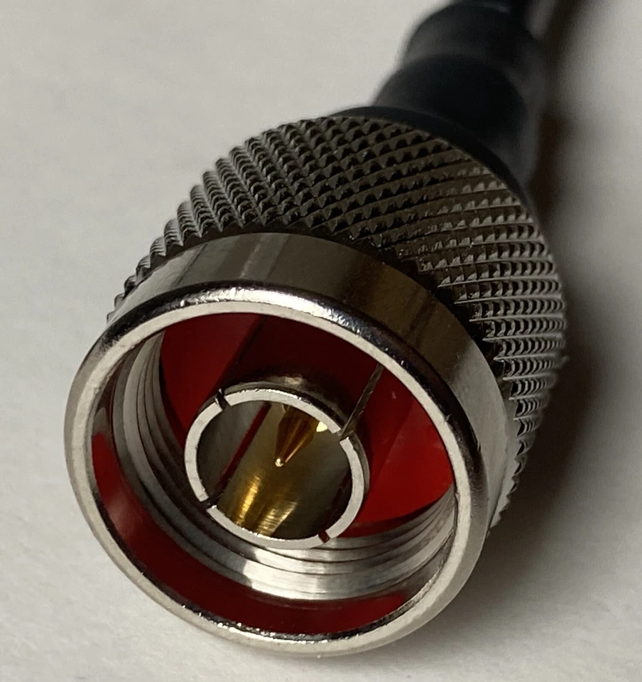 Times Microwave N Male to SMA Male Cable LMR-240-FR (6 Feet) - NOS Gov't Surplus - Image 2 of 4