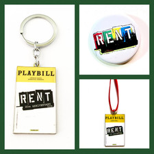 Rent Broadway Keychain, Ornament or Button