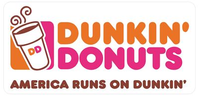 Dunkin Donuts Sticker Decal R255