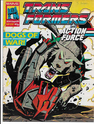 TRANSFORMERS (The) #237 Marvel UK Comics (Sep 1989) Used - Good Condition