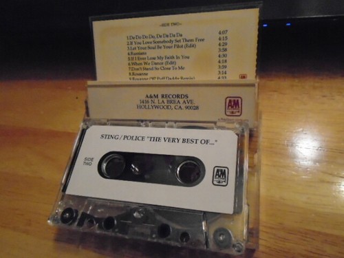 RARE PROMO Sting & The Police CASSETTE TAPE Very Best Of 18 trax RUSSIANS De Do - Picture 2 of 2
