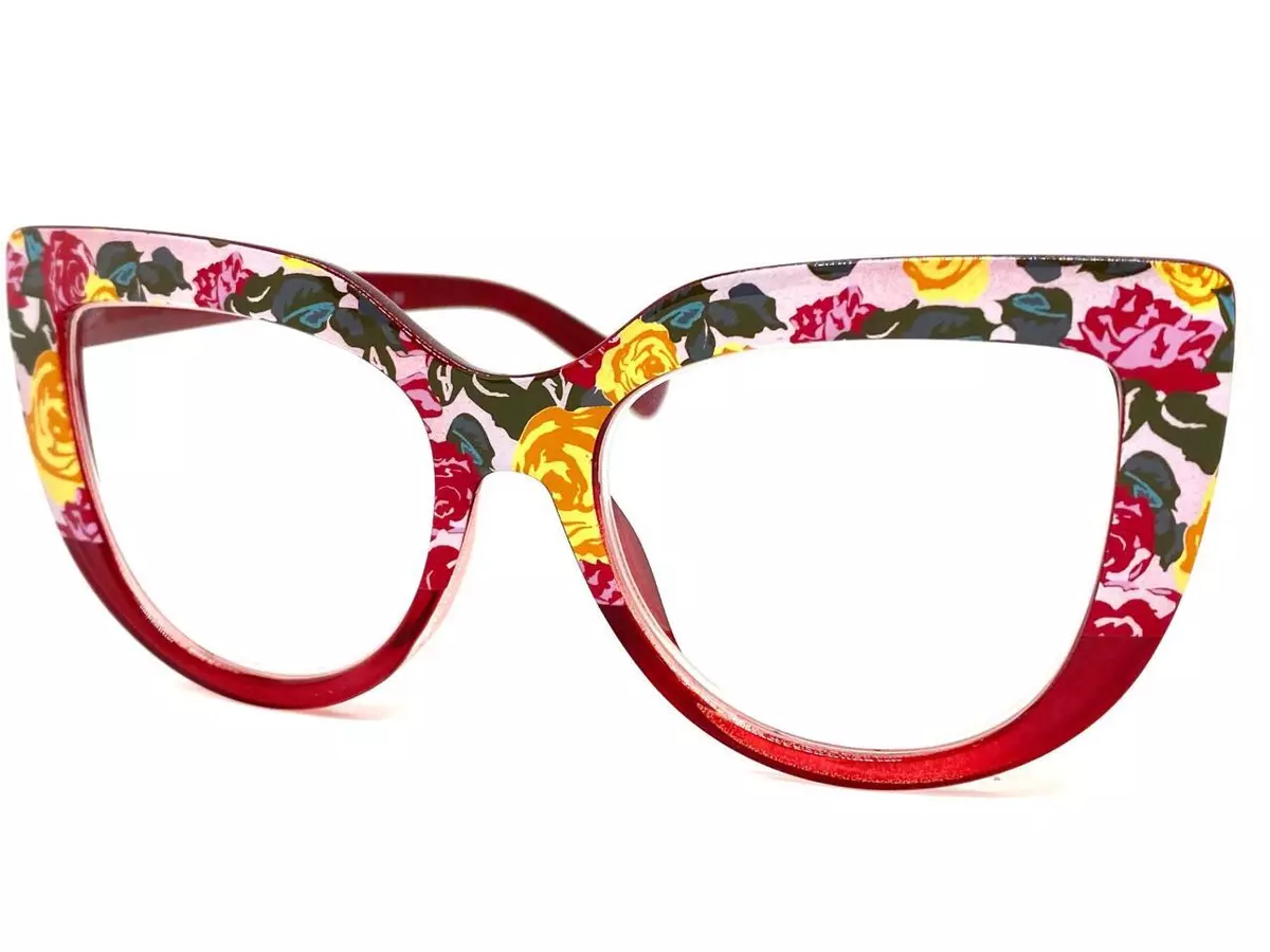 Cat eye cheap floral glasses