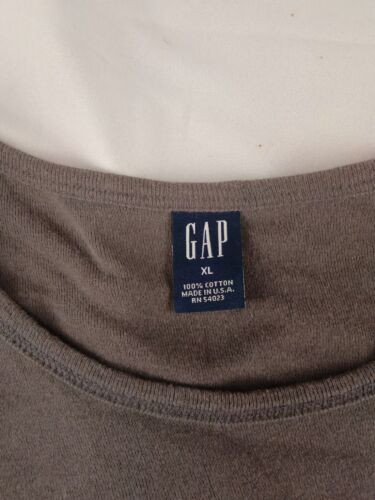 Women's Gap I Love My Car Tee Shirt Long Sleeve Gray Size XL - Picture 2 of 3