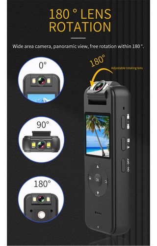 4K Ultra-clear CS09 Handheld Back Clip Wireless WIFI Sports DV Recorder Camera - 第 3/6 張圖片