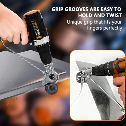 Electric Drill Shears Plate Cutter Attachment Metal Sheet Cutter Nibbler Saw NEW - Picture 14 of 15