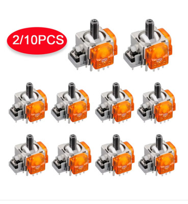 TMR Effect 3D Analog Joystick Replacement for PS5 PS4 Xbox Series X/S (2 10PCS)