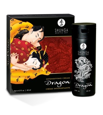 Shunga Dragon Intensifying Cream 2oz (60ml) Arousal Sensation Enhancer