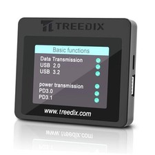 USB Cable Tester with 2.4" Color Screen for eMarker Reading, PD 3.0/3.1