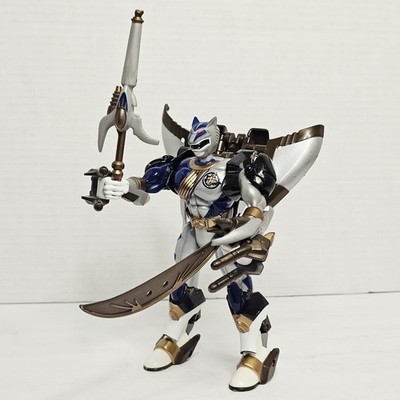Vintage 2001 Bandai Power Rangers Wild Force Morphin' 8'' Lunar Wolf Figure VGC
