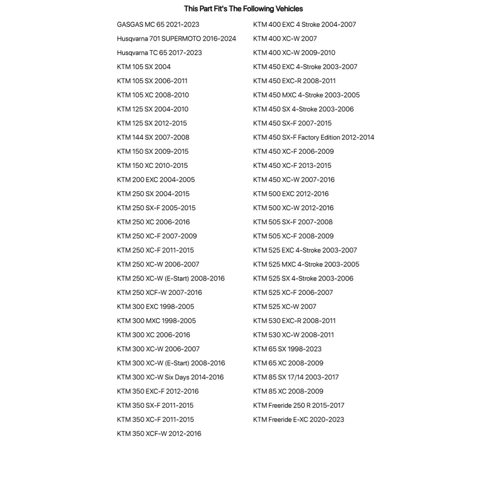 Clavijas de pie Tusk Titanium para KTM 300 XC-W 2006-2007 Foto 2 de 2