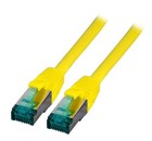 EFB-Elektronik RJ45 Patchkabel Cat.6A S/FTP FRNC - 0,15 m - gelb gelb 0,15 m