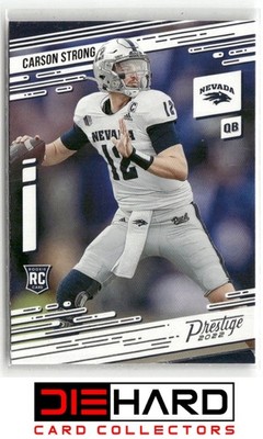 2022 Panini Chronicles Draft Picks #24 Carson Strong Prestige Nevada Wolf Pack