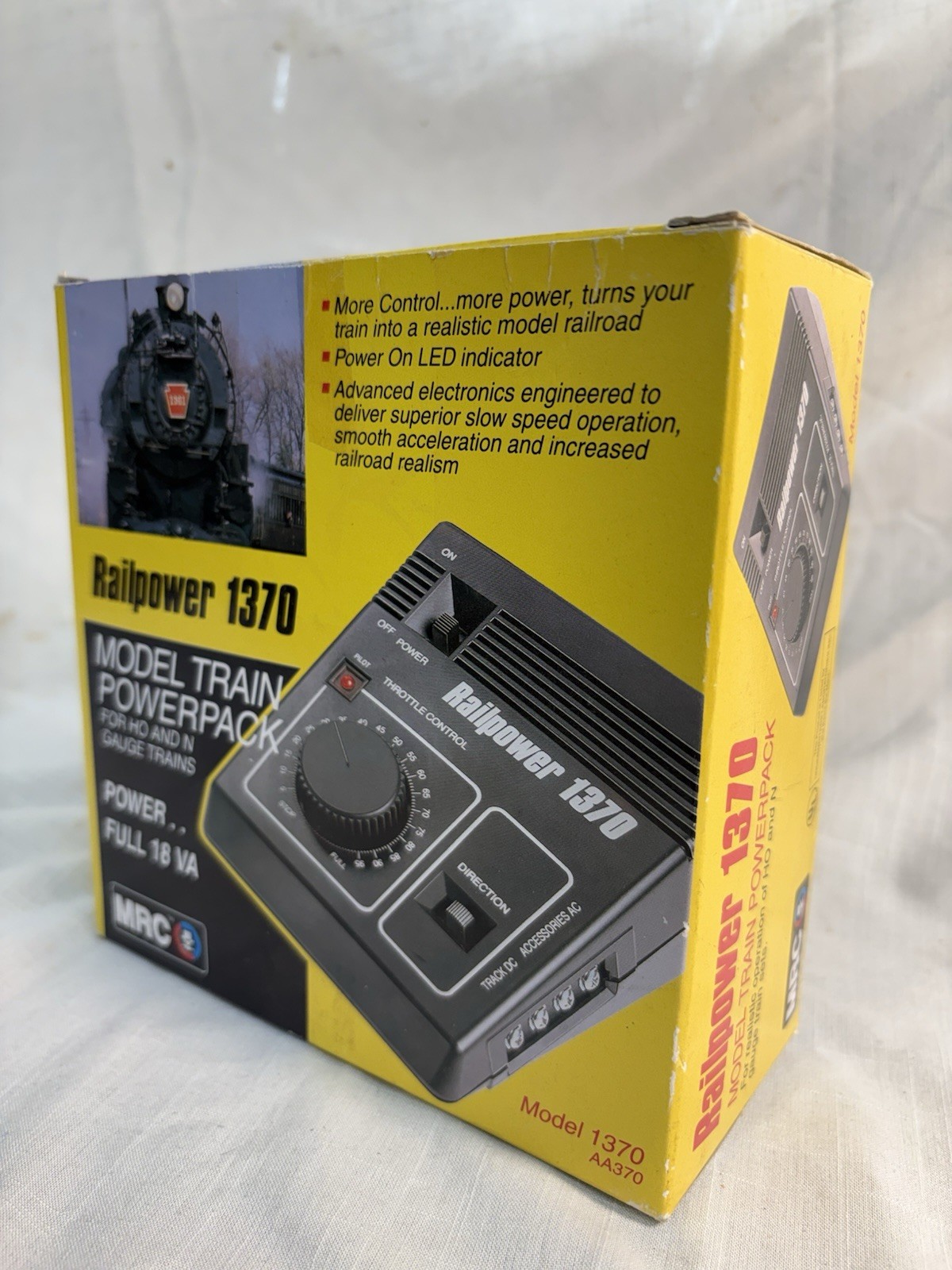 MRC RailPower 1370 Model Train Power Transformer For HO & N