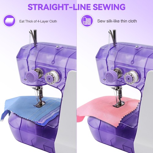 Mini 717 Electric Sewing Machine Full Automatic Sewing Machine with 26pcs Sewing - Foto 8 di 19