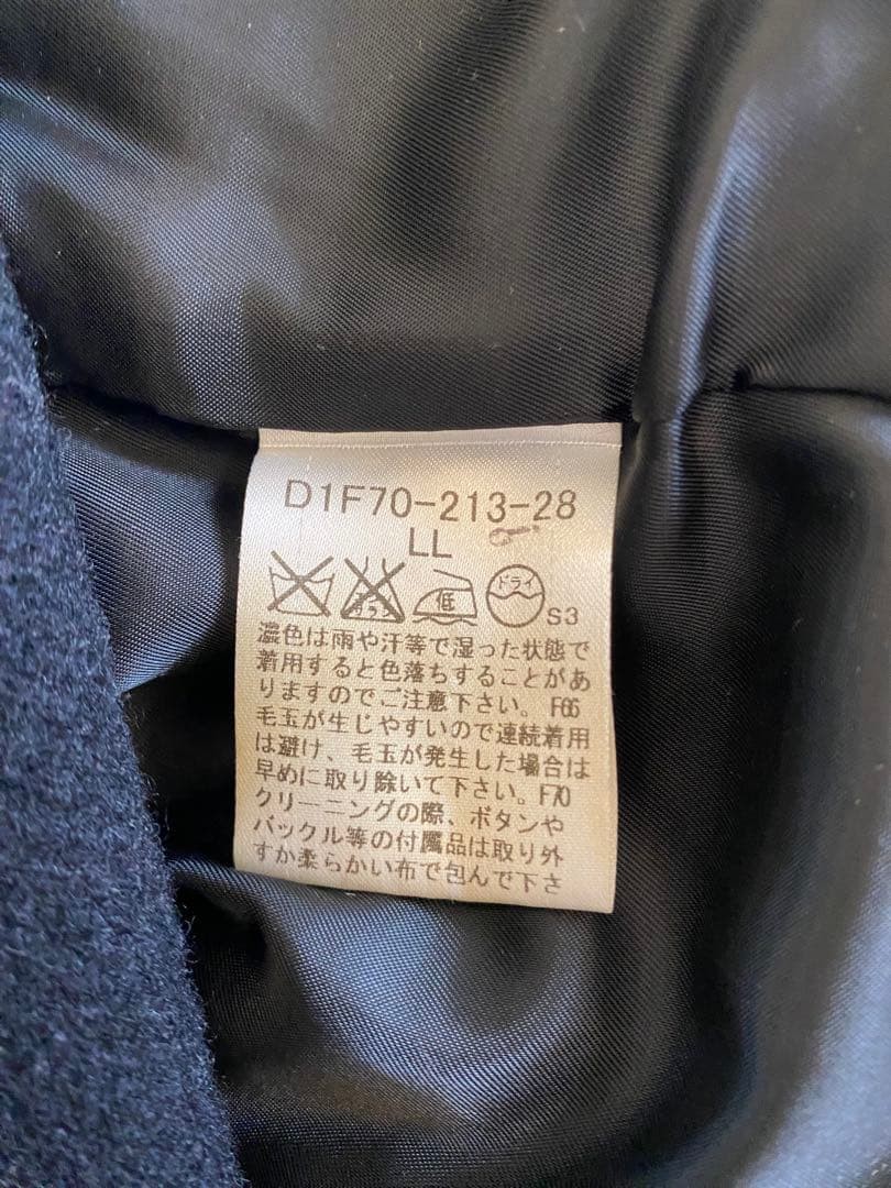 BURBERRY BLACK LABEL Peacoat Black Size LL From Japan thumbnail 17